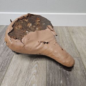 Vintage Prewar Bicycle Dual Spring Saddle Seat Cruiser Bike Tan